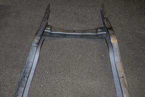 1932 Ford Frame Rails w Mounting Holes + Front Crossmember '32 Deuce Coupe